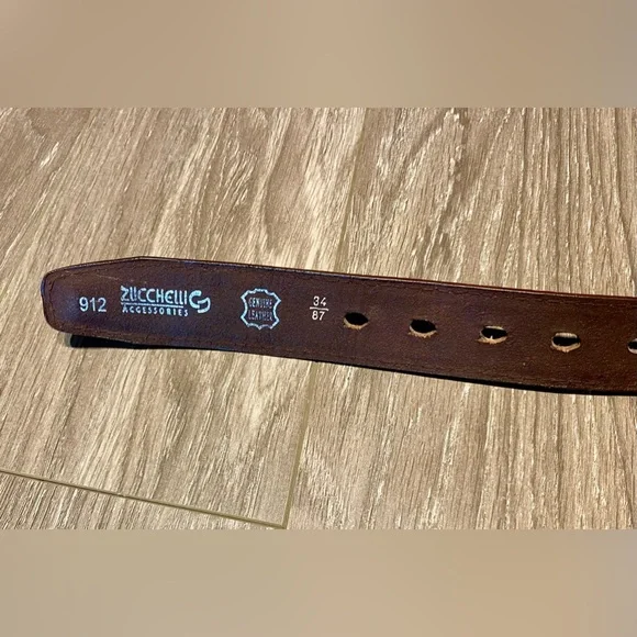 Men’s genuine alligator leather belt - Picture 3 of 4